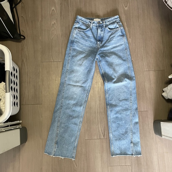 STRAIGHT LEG JEAN WITH SPLIT HEM (S) - Picture 7 of 11
